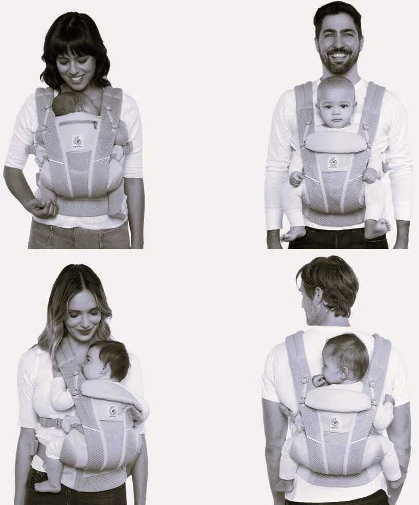 ERGOBABY OMNI BREEZE NEŠIOKLĖ, ONYX BLOOMS