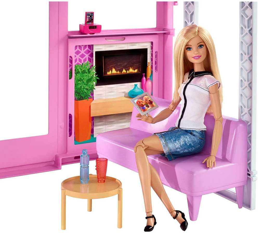 BARBIE barbės namas Malibu (3 aukštų), DLY32