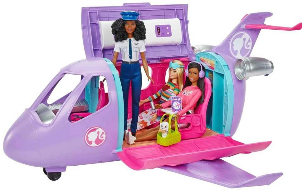 Barbie Mattel LĖLĖS BARBĖS LĖKTUVAS ADVENTURES SU LĖLE HCD49