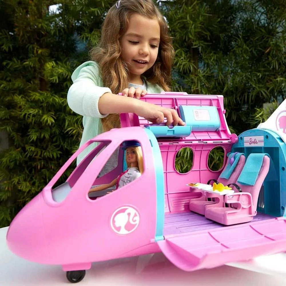 Mattel LĖLĖS BARBĖS LĖKTUVAS DREAMPLANE SU LĖLĖ