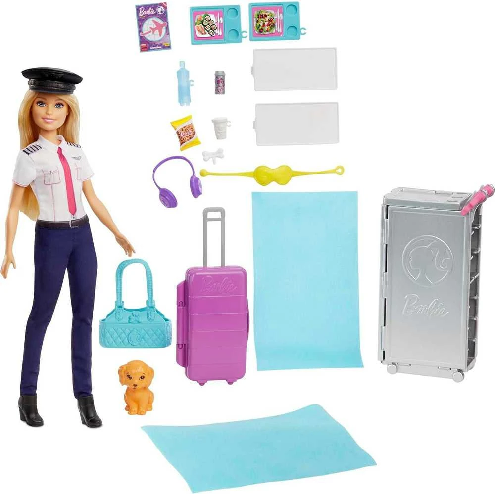 Mattel LĖLĖS BARBĖS LĖKTUVAS DREAMPLANE SU LĖLĖ
