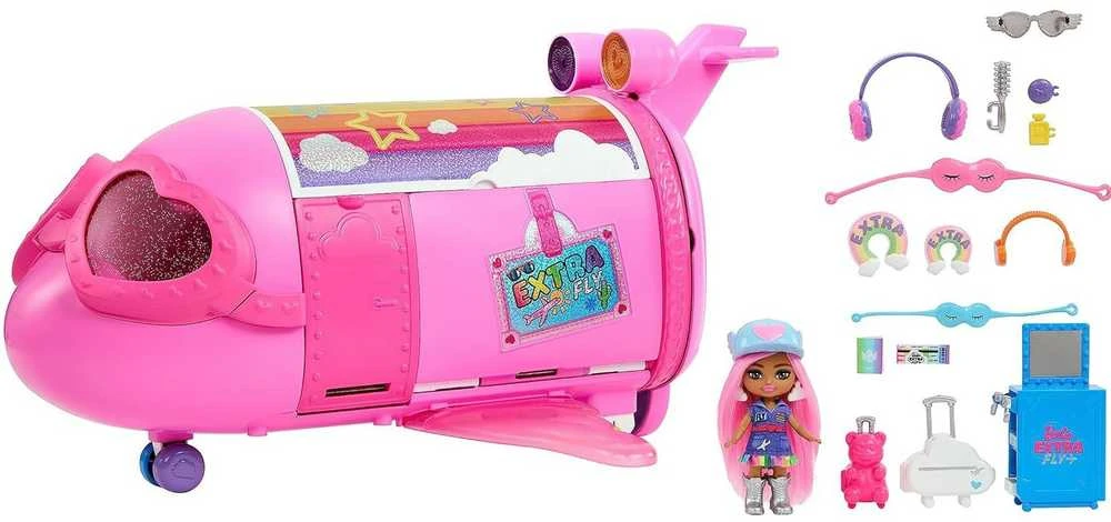 Barbie Mattel LĖLĖS BARBĖS LĖKTUVAS EXTRA FLY HPF72
