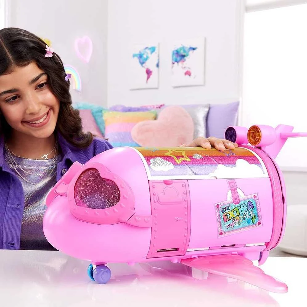 Barbie Mattel LĖLĖS BARBĖS LĖKTUVAS EXTRA FLY HPF72