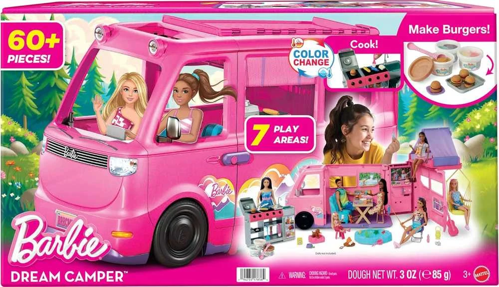 Lėlių kemperis Mattel Barbie Dreamcamper, su priedais