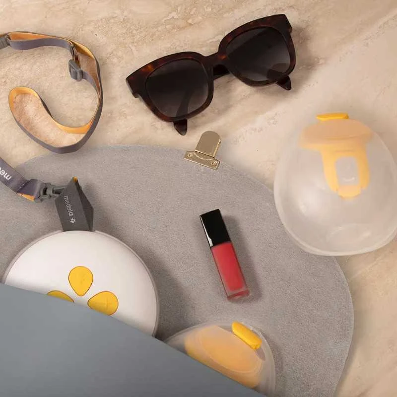 MEDELA DVIGUBAS PIENTRAUKIS SU ĮKRAUNAMA BATERIJA SWING MAXI HANDS FREE