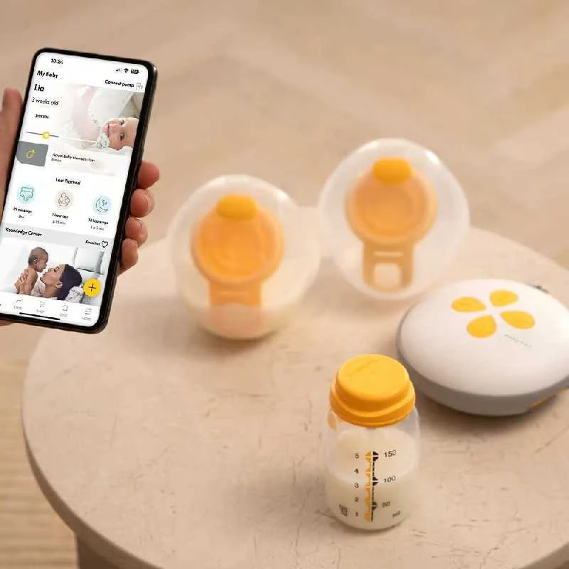 MEDELA DVIGUBAS PIENTRAUKIS SU ĮKRAUNAMA BATERIJA SWING MAXI HANDS FREE