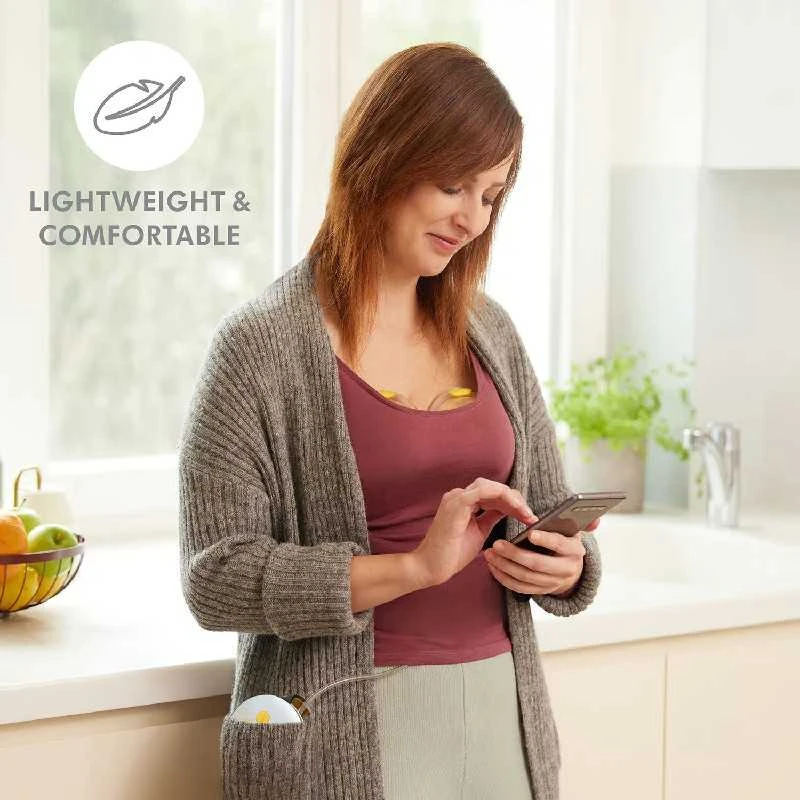 MEDELA DVIGUBAS PIENTRAUKIS SU ĮKRAUNAMA BATERIJA SWING MAXI HANDS FREE