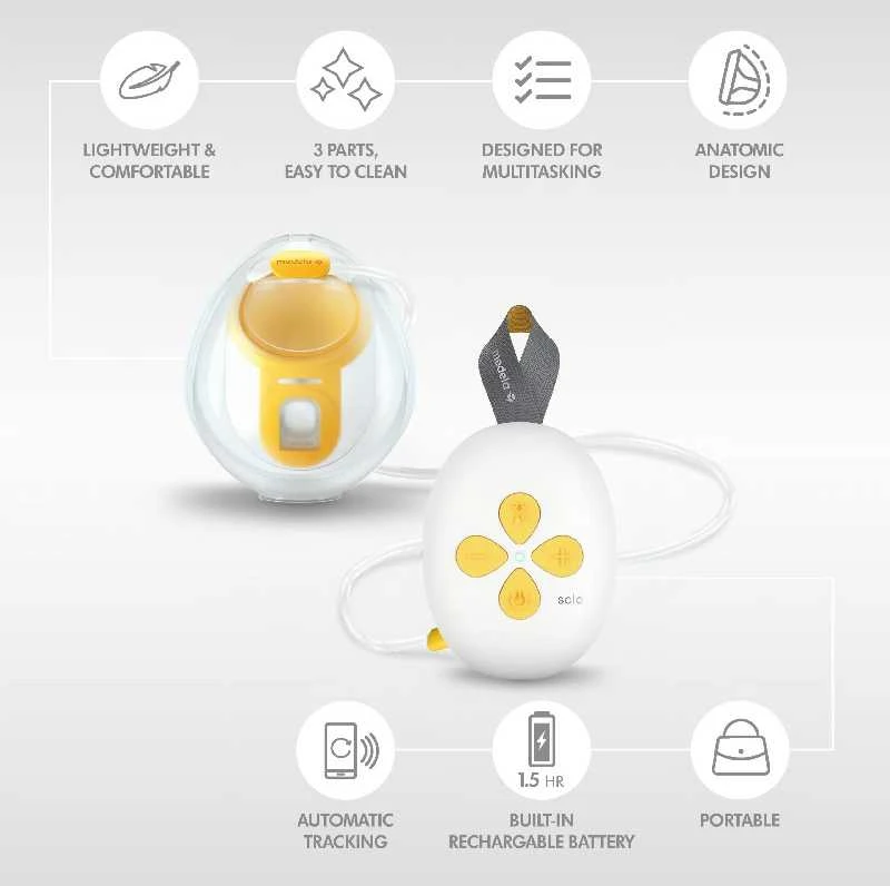 MEDELA ELEKTRINIS PIENTRAUKIS SOLO HANDS FREE