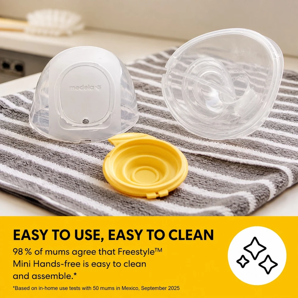 MEDELA FREESTYLE MINI PAKRAUNAMAS ELEKTRINIS PIENTRAUKIS, HANDS-FREE