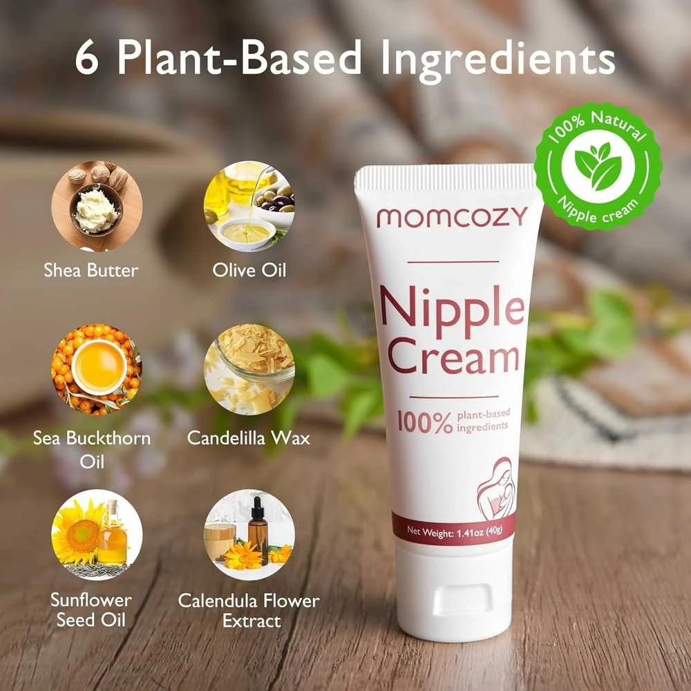 MOMCOZY 100 PROC. NATŪRALUS, VEGANIŠKAS, BE LANOLINO, SPENELIŲ KREMAS