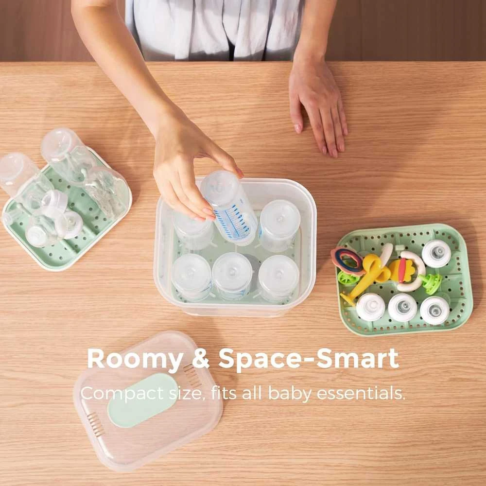 MOMCOZY BS04 4-IN-1 BUTELIUKŲ STERILIZATORIUS SU DŽIOVYKLE