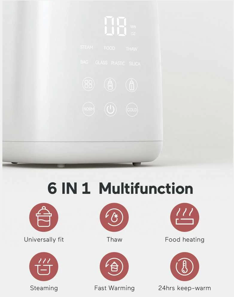 MOMCOZY BUTELIUKŲ IR MAISTO ŠILDYTUVAS 6IN1