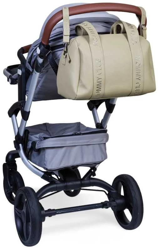 CHILDHOME MOMMY CLUB MAMOS KREPŠYS, SIGNATURE SIMILI LEATHER Žalias