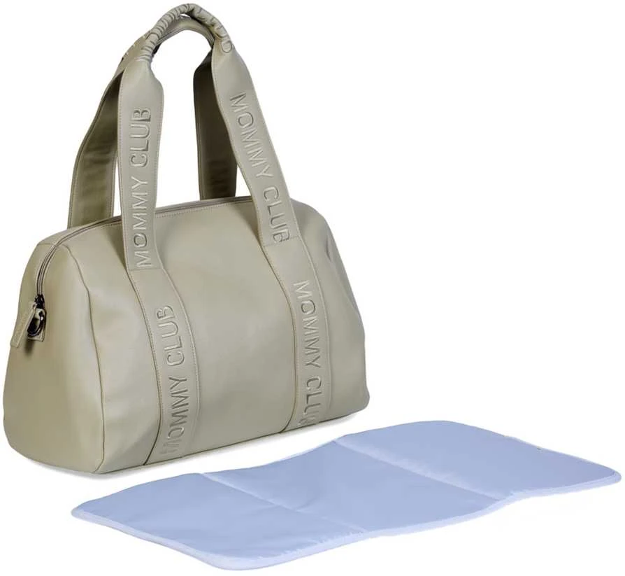 CHILDHOME MOMMY CLUB MAMOS KREPŠYS, SIGNATURE SIMILI LEATHER Žalias
