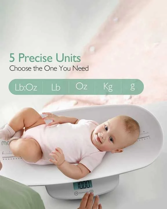 MOMCOZY DAUGIAFUNKCINĖS ELEKTRINĖS KŪDIKIŲ SVARSTYKLĖS 2IN1 SU ŪGIO MATAVIMO FUNKCIJA