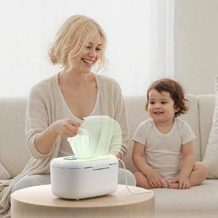 MOMCOZY didelės talpos drėgnų servetėlių šildytuvas – ES versija 0