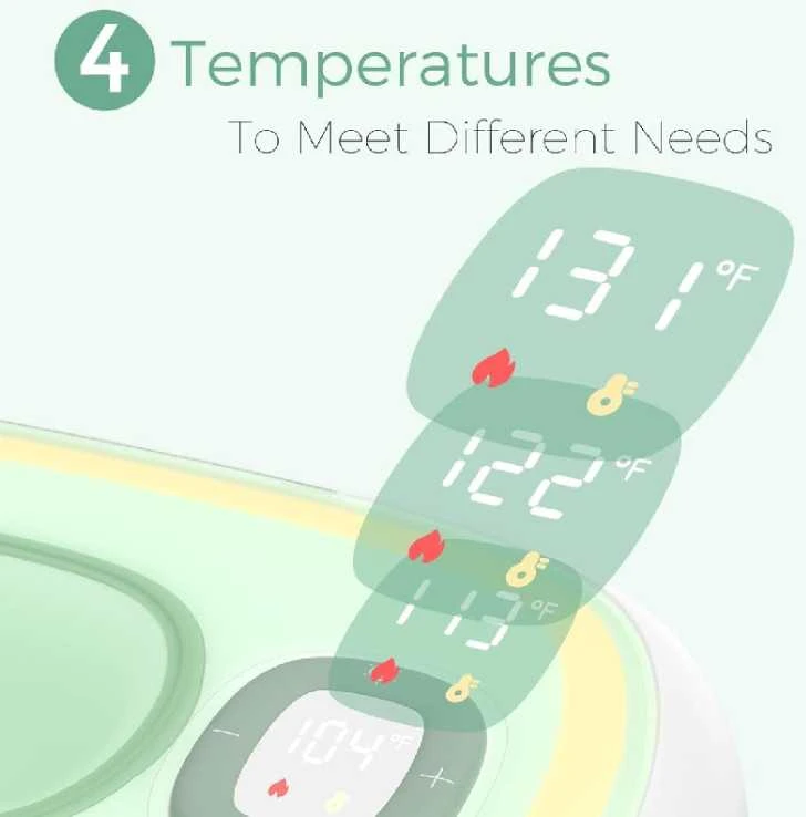 MOMCOZY didelės talpos drėgnų servetėlių šildytuvas – ES versija 0