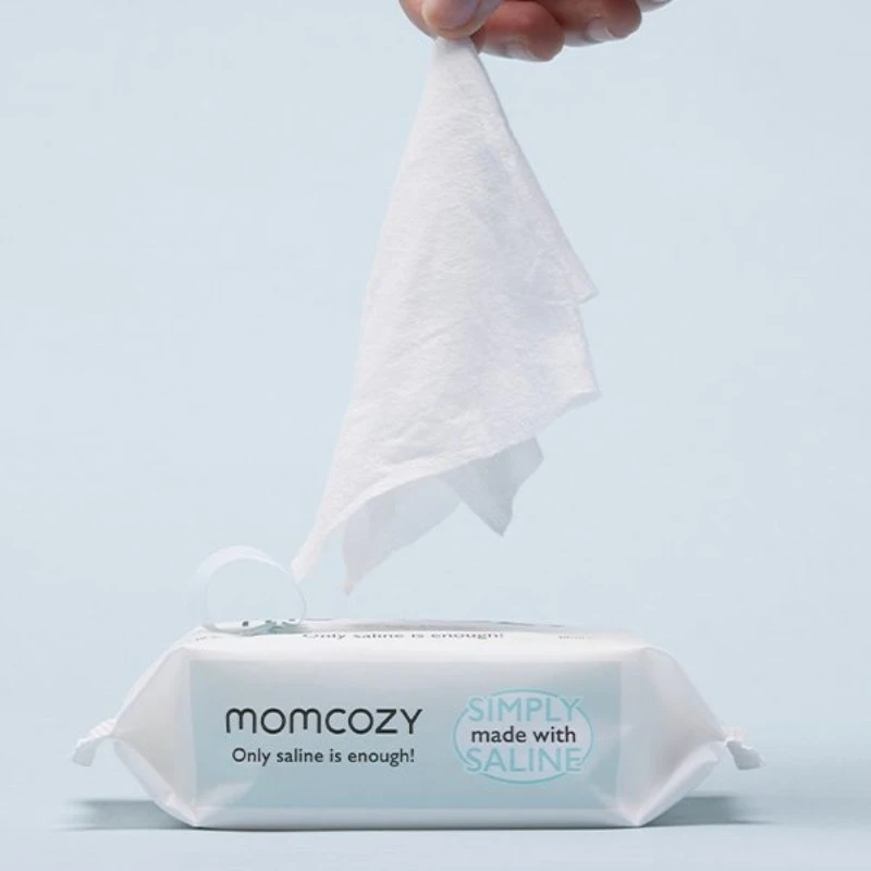 MOMCOZY DRĖGNOS SERVETĖLĖS SU DRUSKOS TIRPALU, 12 PAKUOČIŲ PO 30 VNT.