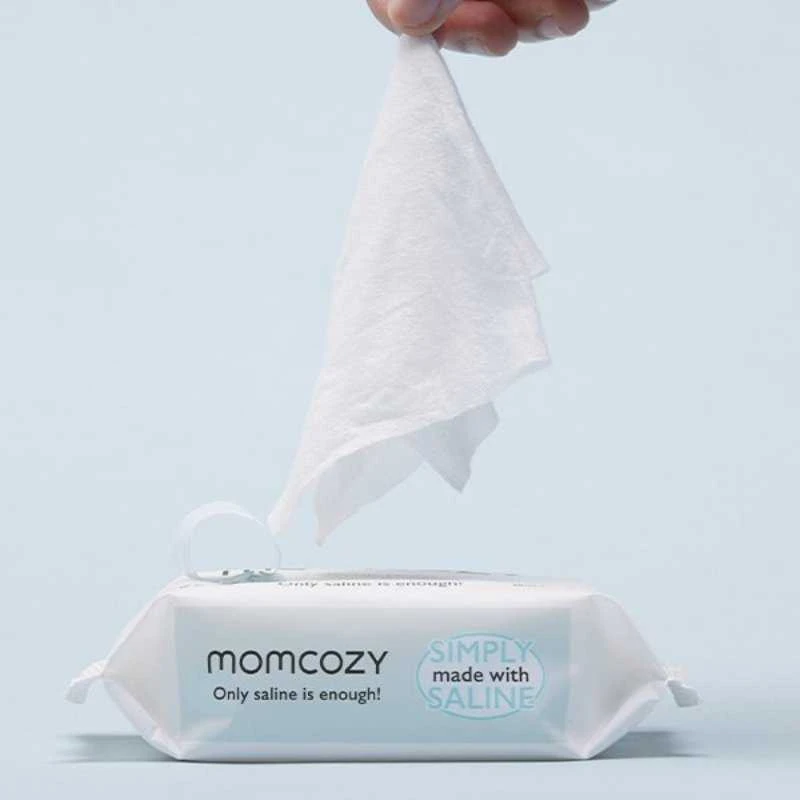 MOMCOZY DRĖGNOS SERVETĖLĖS SU DRUSKOS TIRPALU, 12 PAKUOČIŲ PO 30 VNT.