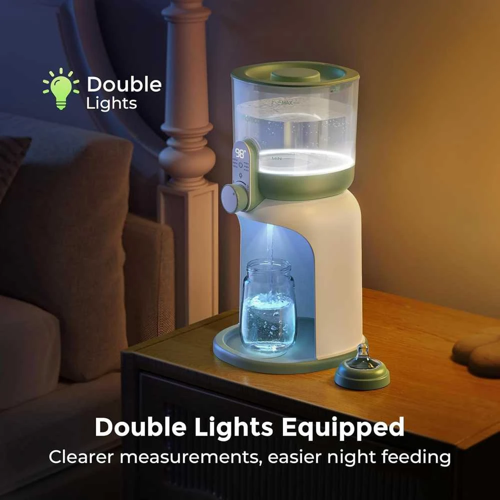 MOMCOZY DUAL LIGHTS VANDENS ŠILDYTUVAS NAKTINIAMS MAITINIMAMS