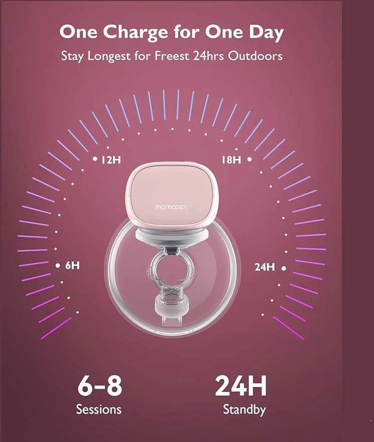 MOMCOZY DVIGUBAS NEŠIOJAMAS BELAIDIS PIENTRAUKIS S9 PRO, Rožinis