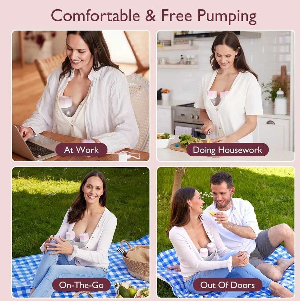 MOMCOZY DVIGUBAS NEŠIOJAMAS BELAIDIS PIENTRAUKIS S12 PRO, ROŽINIS