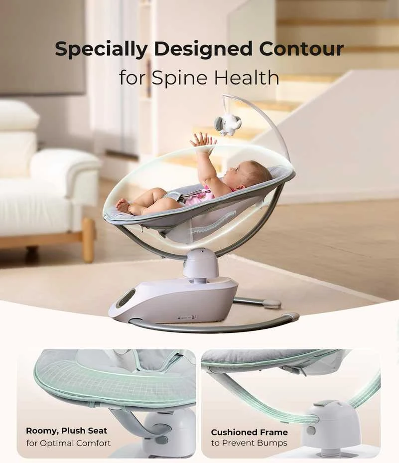 MOMCOZY ELEKTRINĖS 3D JUDĖJIMO SUPYNĖS KŪDIKIAMS COCOSWAY