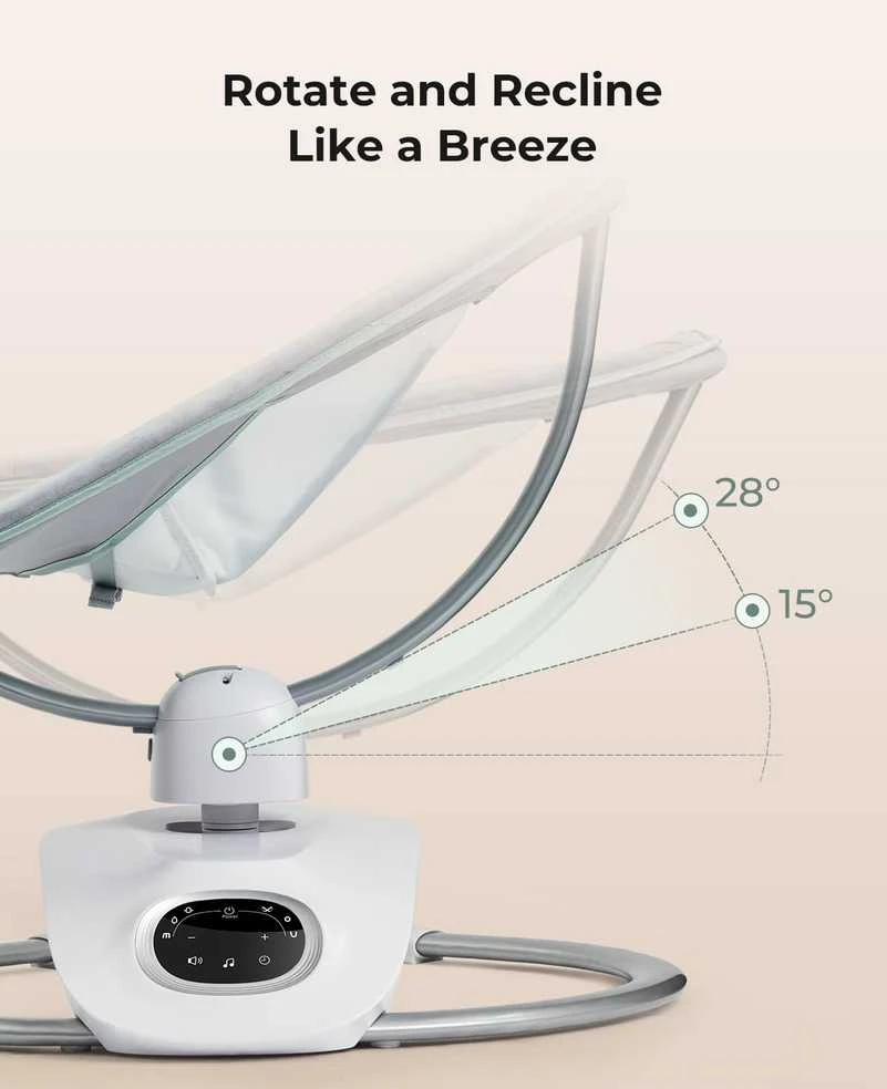 MOMCOZY ELEKTRINĖS 3D JUDĖJIMO SUPYNĖS KŪDIKIAMS COCOSWAY