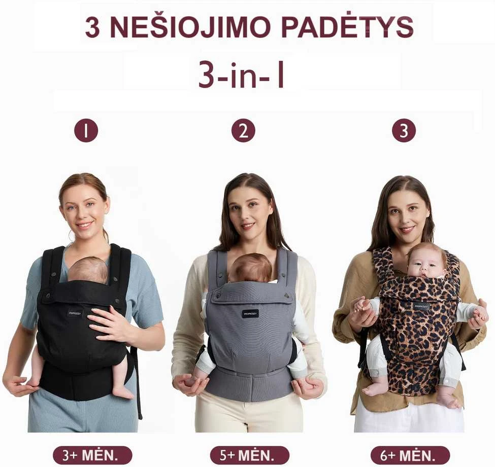 Momcozy ergonominė kūdikių nešioklė