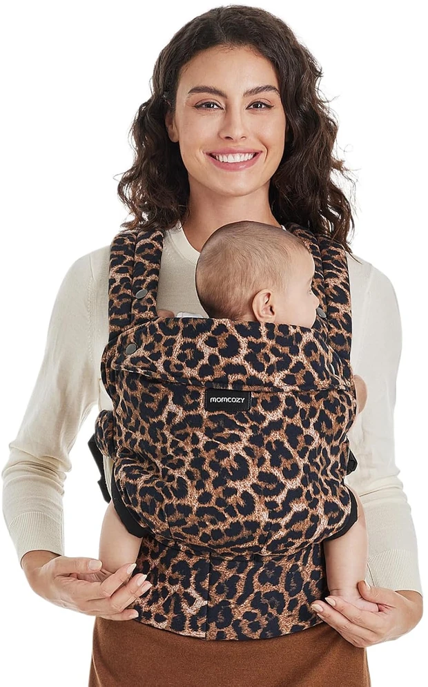 MOMCOZY ERGONOMINĖ KŪDIKIŲ NEŠIOKLĖ, LEOPARD