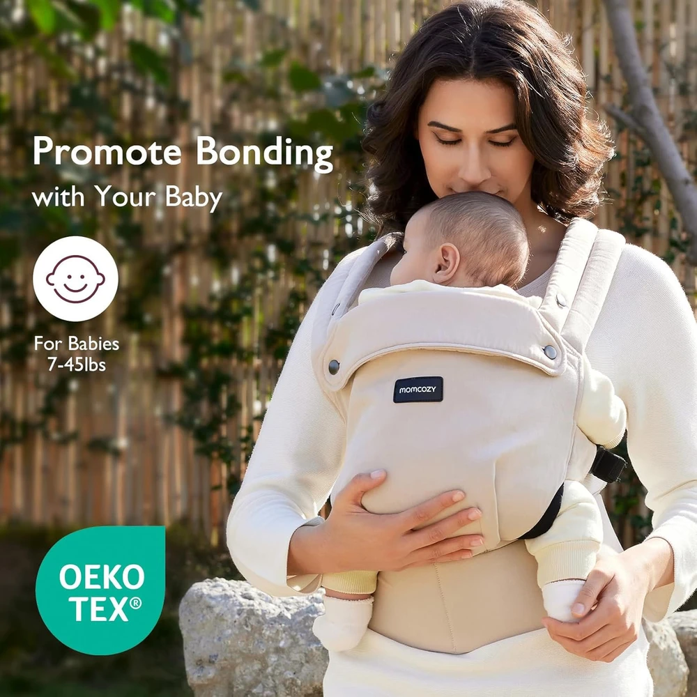 MOMCOZY ERGONOMINĖ KŪDIKIŲ NEŠIOKLĖ, SMĖLINĖ