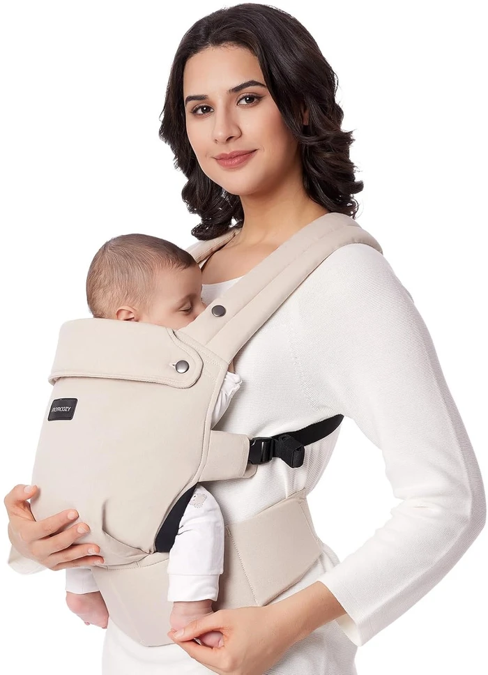 MOMCOZY ERGONOMINĖ KŪDIKIŲ NEŠIOKLĖ, SMĖLINĖ