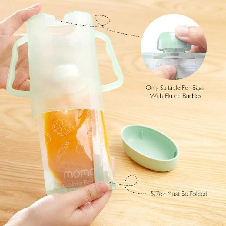 MOMCOZY KŪDIKIŲ MAISTO MAIŠELIŲ UŽPILDYMO TYRELĖMIS ĮRENGINYS