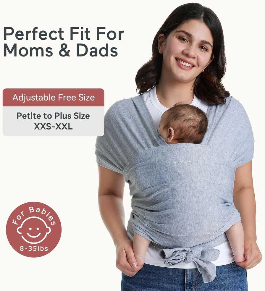 Momcozy Kūdikių nešioklė, pilka