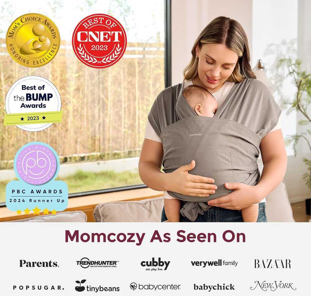 Momcozy Kūdikių nešioklė, ruda