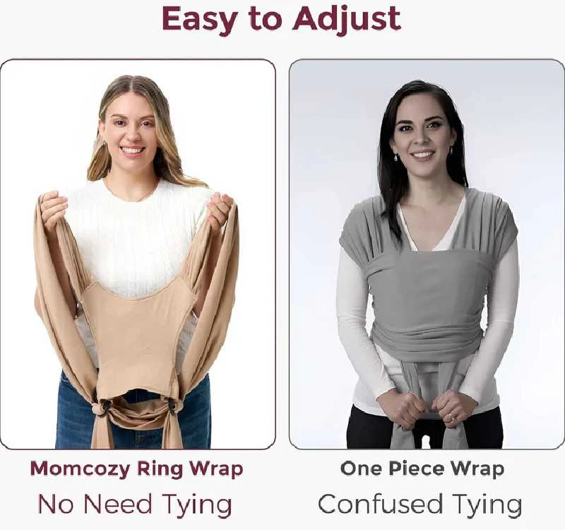 MOMCOZY KŪDIKIŲ VAIKJUOSTĖ-NEŠIOKLĖ, ŠVIESIAI RUDA