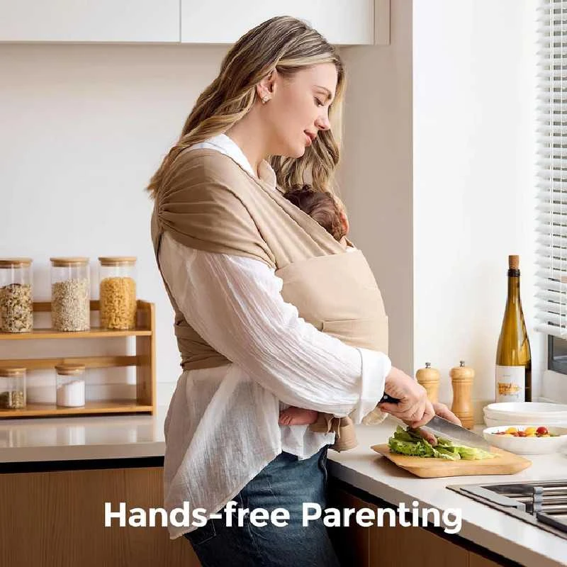MOMCOZY KŪDIKIŲ VAIKJUOSTĖ-NEŠIOKLĖ, ŠVIESIAI RUDA