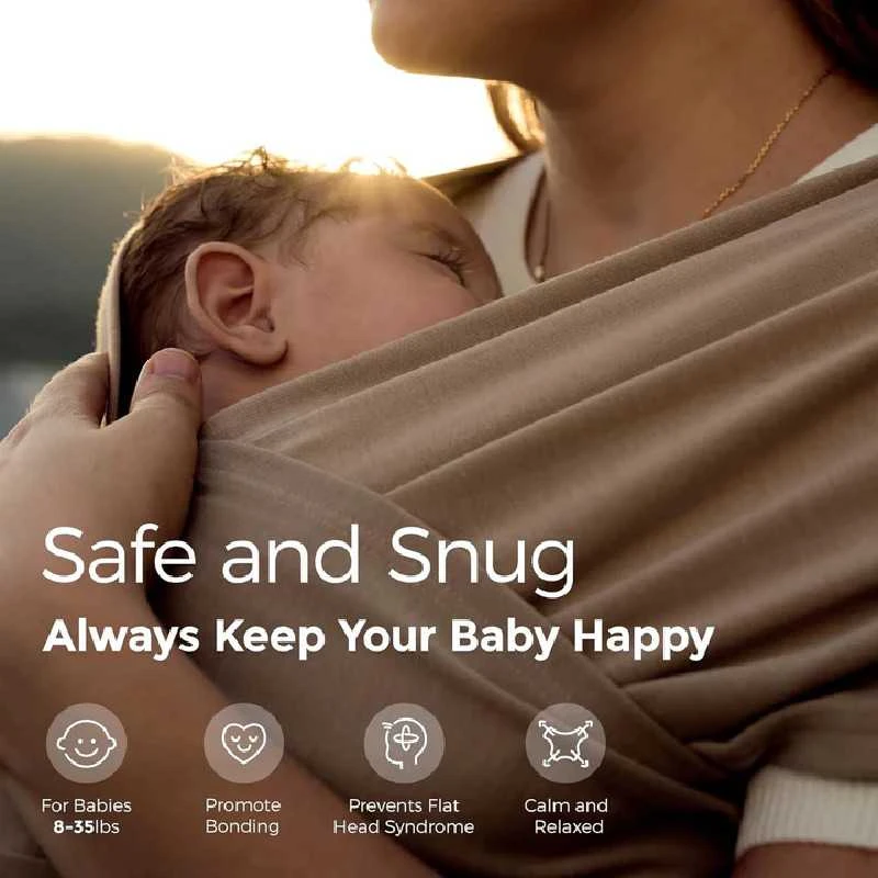 MOMCOZY KŪDIKIŲ VAIKJUOSTĖ-NEŠIOKLĖ, ŠVIESIAI RUDA