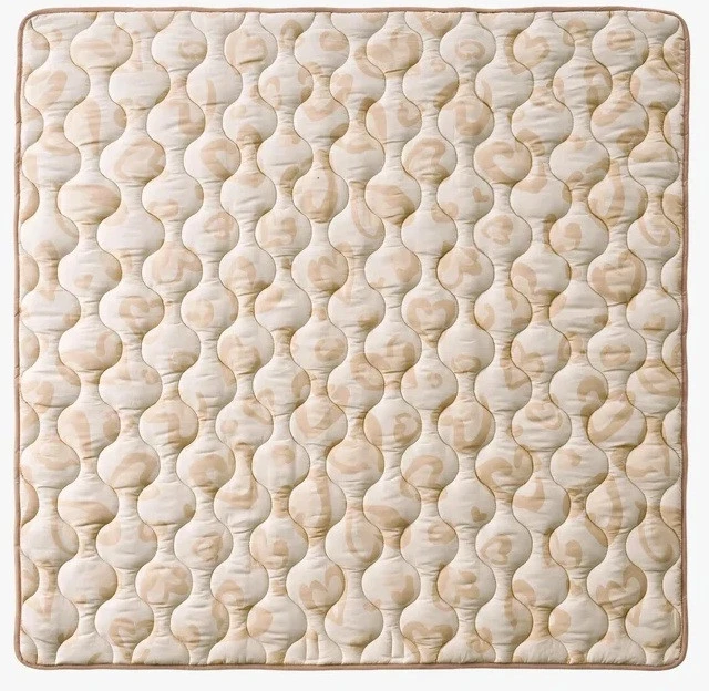 MOMCOZY KŪDIKIŲ ŽAIDIMŲ KILIMĖLIS, LEOPARD BROWN,127x127 CM