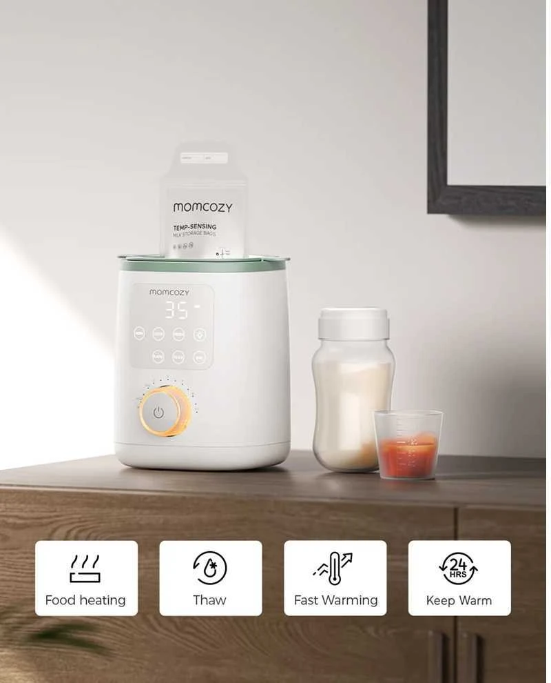 MOMCOZY MW02 NUTRI SMART IŠMANUSIS BUTELIUKŲ ŠILDYTUVAS KŪDIKIAMS