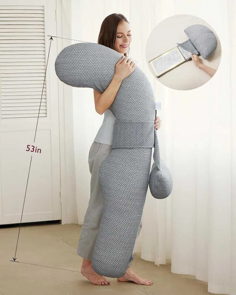 MOMCOZY NĖŠČIOSIOS PAGALVĖ SU VĖSINANČIU AUDINIU, F FORMOS