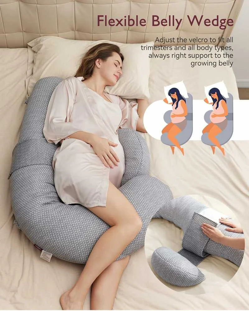 MOMCOZY NĖŠČIOSIOS PAGALVĖ SU VĖSINANČIU AUDINIU, F FORMOS
