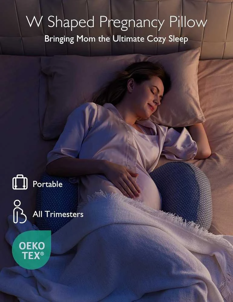 MOMCOZY NĖŠČIOSIOS PAGALVĖ, W FORMOS, Pilkas