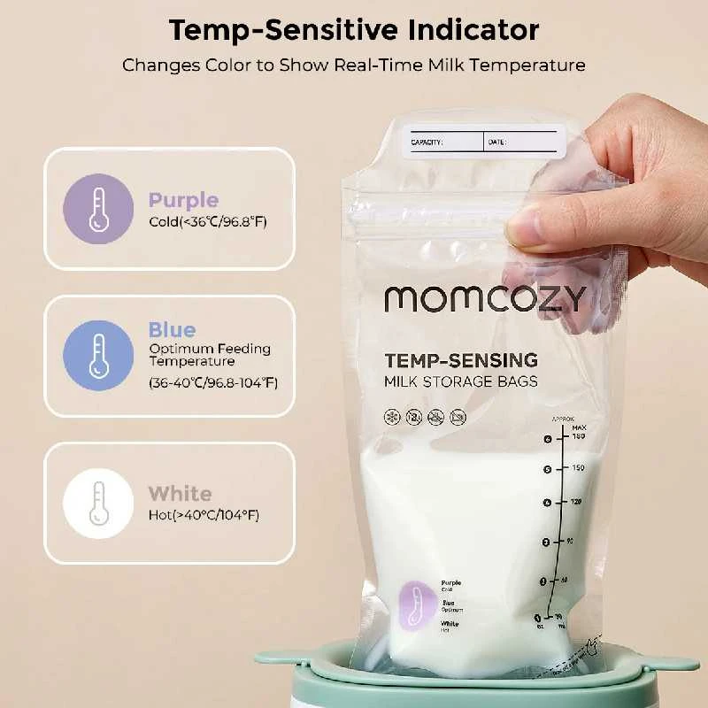 MOMCOZY PIENO LAIKYMO MAIŠELIAI, 120 VNT.