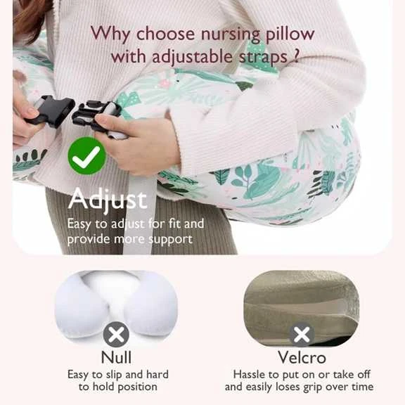 MOMCOZY PRISITAIKANTI MAITINIMO PAGALVĖ, Žalias LEAVES