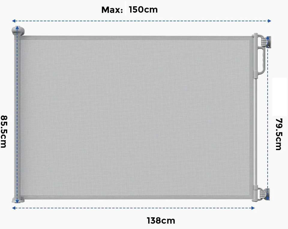 MOMCOZY SAUGOS VARTELIAI, Pilkas, ANGAI IKI 140 cm