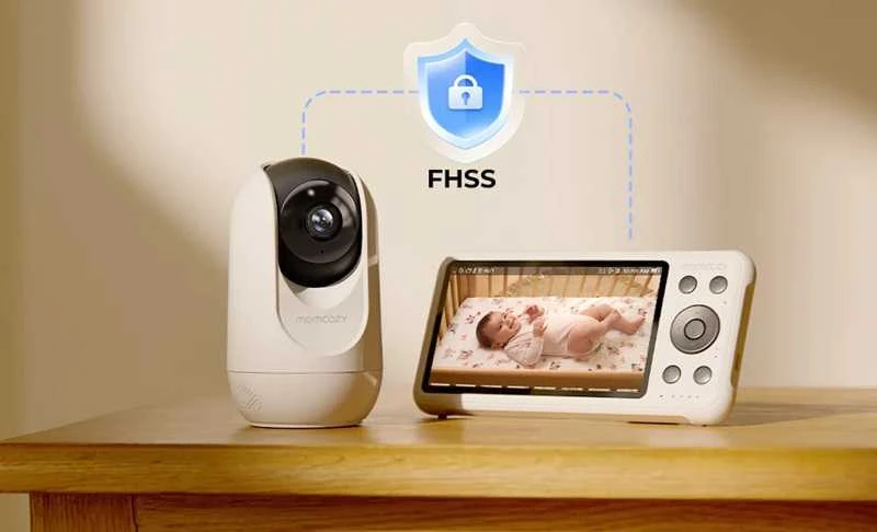 MOMCOZY SMART 5.0 COLIŲ VIDEO AUKLĖ BM04 SU WIFI FUNKCIJA