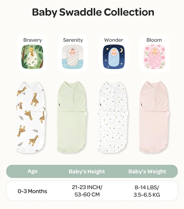 MOMCOZY VYSTYMO KOKONAS KŪDIKIUI, 0–3 MĖN., SERENITY