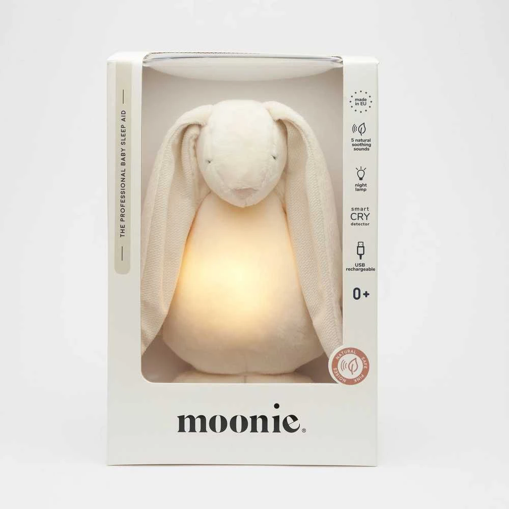 Moonie 2.0 migdukas Humming Bunny - Kreminis su garso įrašymo funkcija