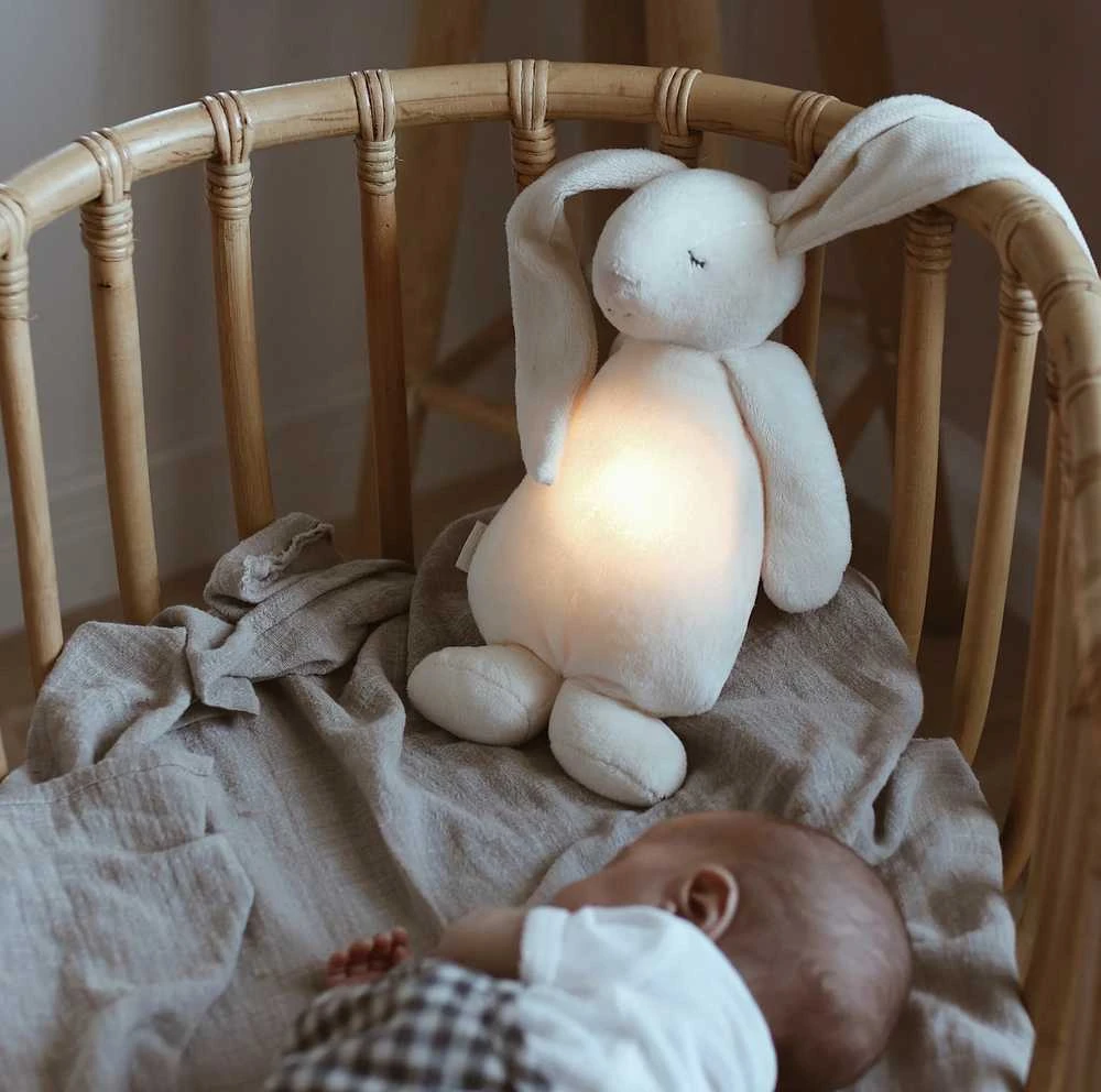 Moonie 2.0 migdukas Humming Bunny - Kreminis su garso įrašymo funkcija